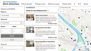 The Zuerich.com Filter Pages based on React and Drupal 7